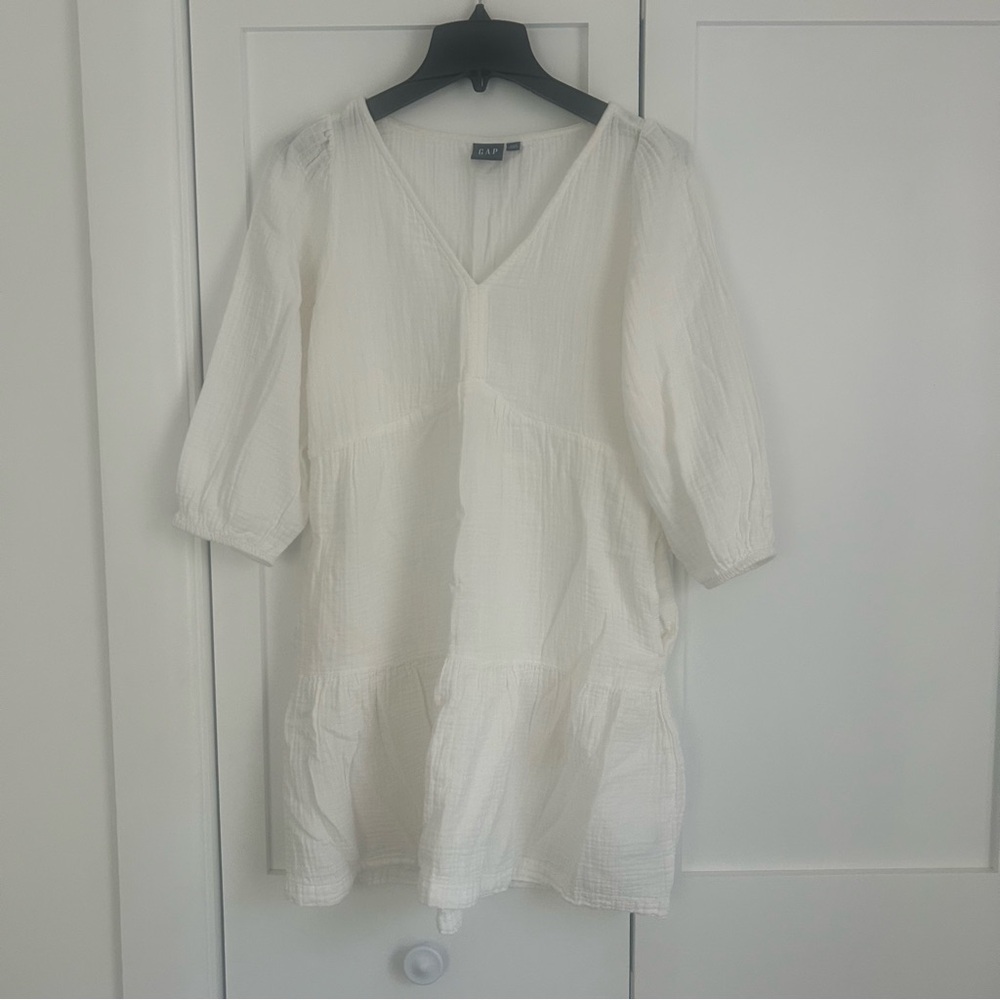 GAP Cream V-Neck Blouse